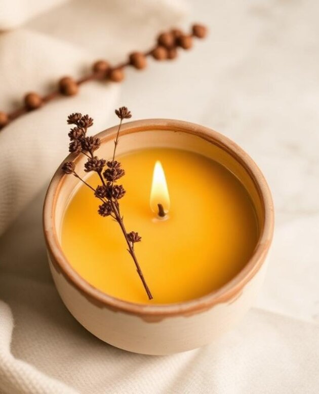 Beeswax Candle